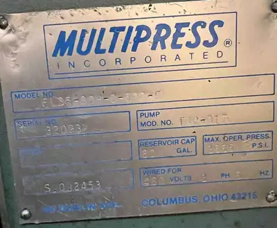 USED MULTIPRESS FL35-30H-C-592-E