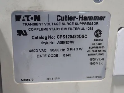 Used EATON CPS120480DSC Surge Protectors Ohio US | HGR 24 #747511