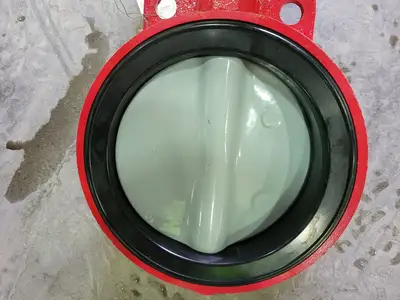 8" Butterfly Valve w/ Pneumatic Actuator and Solenoid Operator