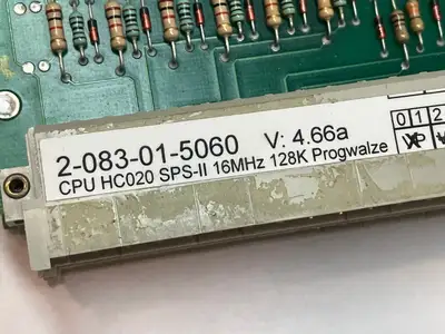USED HOMATIC CPU BOARD HC020 SPS-BUS-MODUL SPS-II REV. 04