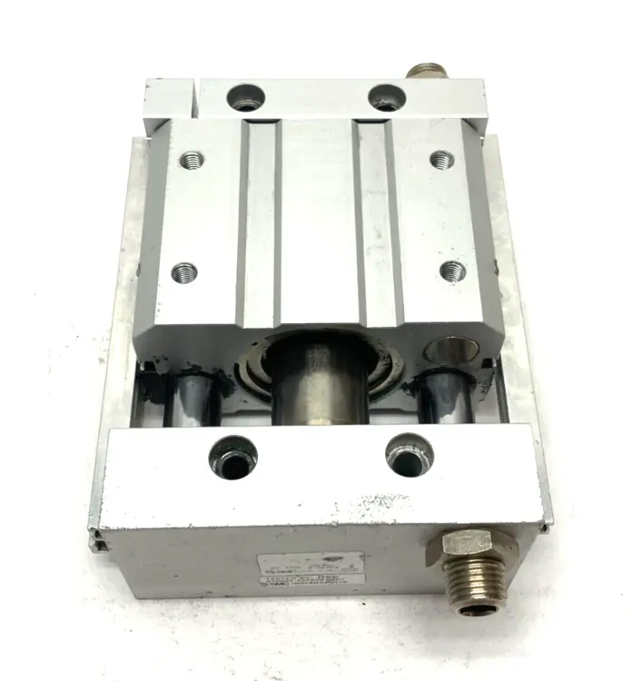 Used SMC GUIDED RODLESS PNEUMATIC CYLINDER Pneumatic Cylinders | Maverick Industrial Sales #1116396