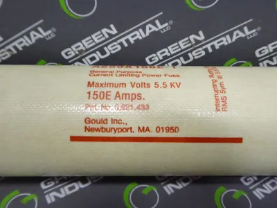Gould Shawmut A550X150E-1 Amp-Trap Current Limiting Fuse 150E Amps 5.5kV Used