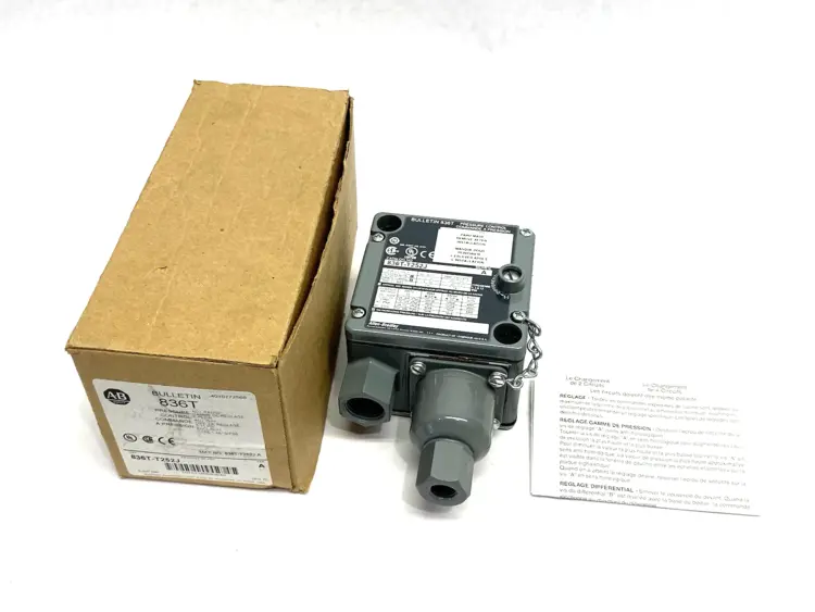 Used ALLEN-BRADLEY SER. A ELECTRO-MECHANICAL PRESSURE CONTROL SWITCH Pressure Switches | Maverick Industrial Sales #1100298