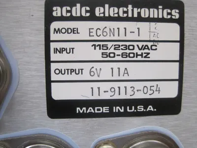 NEW ACDC ELECTRONICS EC6N11-1 POWER SUPPLY