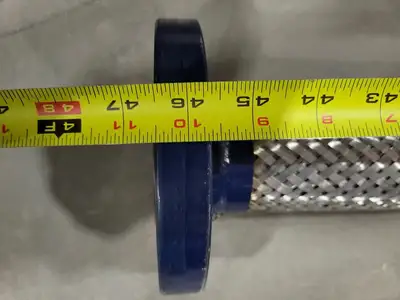 2" x 47" Class 300 Flexible Braided Metal Hose B16/5 SA/A105N/C21