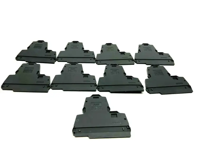 Used ABB TERMINAL BLOCK END PLATE GRAY Terminal Blocks | Maverick Industrial Sales #1101515