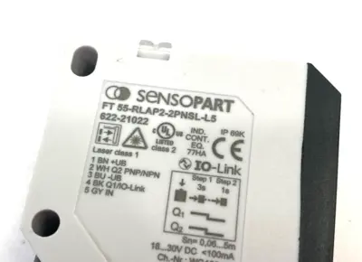 New | in-Stock Sensopart Photoelectric Diffuse Sensor, Time-Of-Flight Measurement Photoelectric Sensors Michigan US | Maverick Industrial Sales #1402461