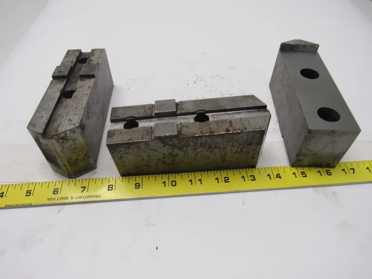 Daco 05-201466 Lathe Chuck Top Jaws 5" X 3" X 1-3/4" Lot Of 3