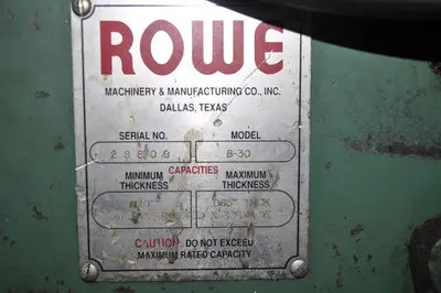 USED ROWE B-30
