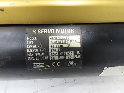 Atlas Copco 4230 1904 80 Electric Servo Nutrunner Drive Unit Only 9831 4069 19