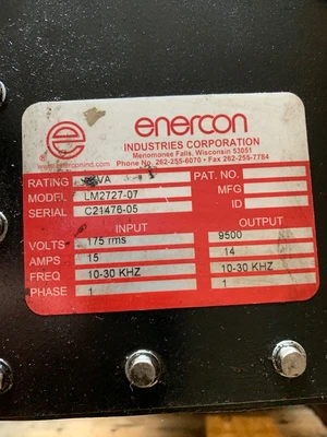 2007 ENERCON 39" single sided treater Treaters, Treater - One Sided | Mark One Machinery (5)