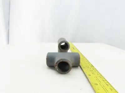 1" Butt Weld Seamless Pipe Fitting TEE Thick Wall Lot Of 2