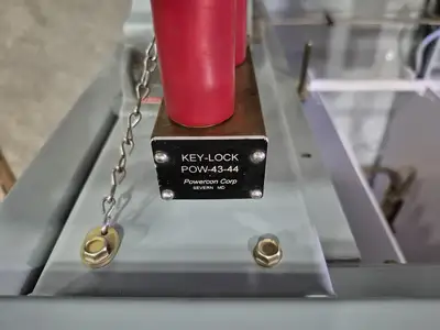 Double Fused Interrupter Switch 5 kV, 4160 Volts & Conduit Cabinet