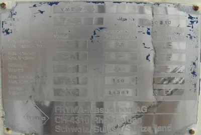 USED FRYMA VME-2400