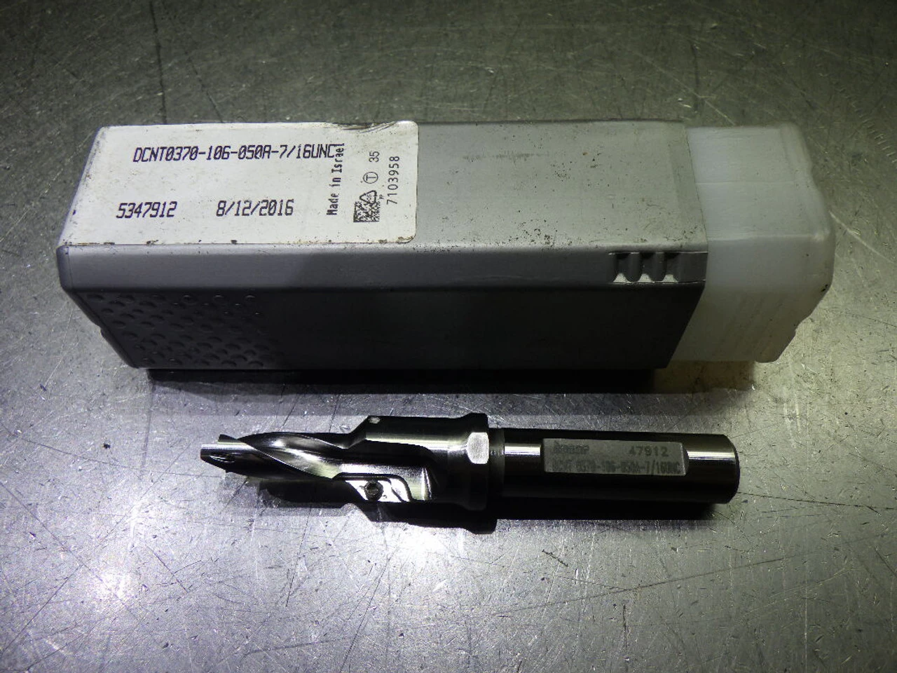 Iscar .354-.37" Coolant Thru Step Drill DCNT0370-106-050A-7/16UNC (LOC1851A)