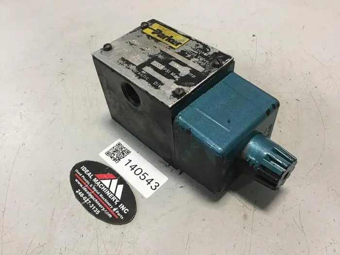 Used PARKER D3W2BY Valves/Fittings Michigan US | Ideal Machinery #580777