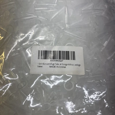 **New Centrifuge Tube 1.5 ml Locking Snap Cap Storage Without Leakage#