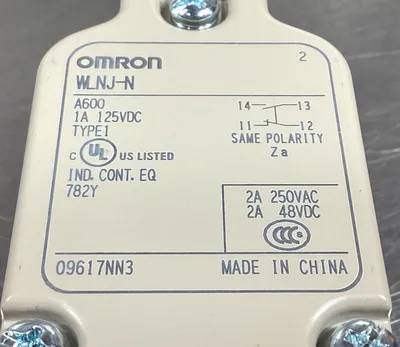Omron WLNJ-N Limit Switch 4D-4