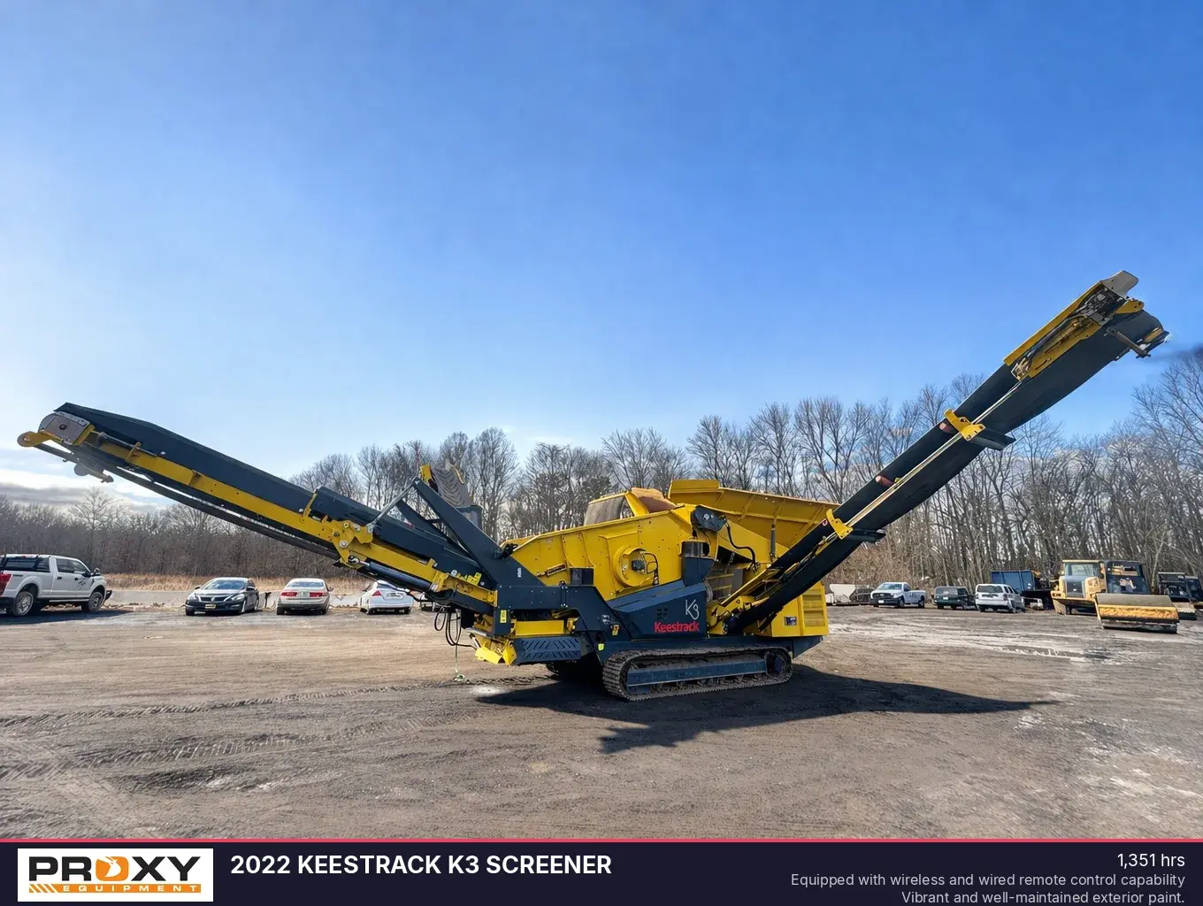 Used 2022 KEESTRACK K3 SCREENER Vibratory Screens New Jersey US | Proxy Equipment #1385388
