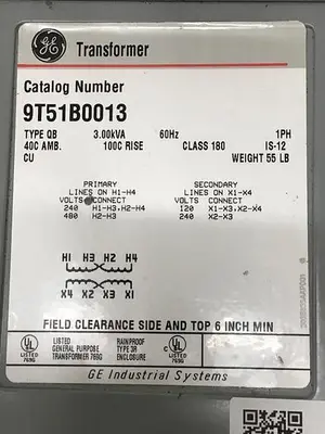 USED GENERAL ELECTRIC 9T51B0013