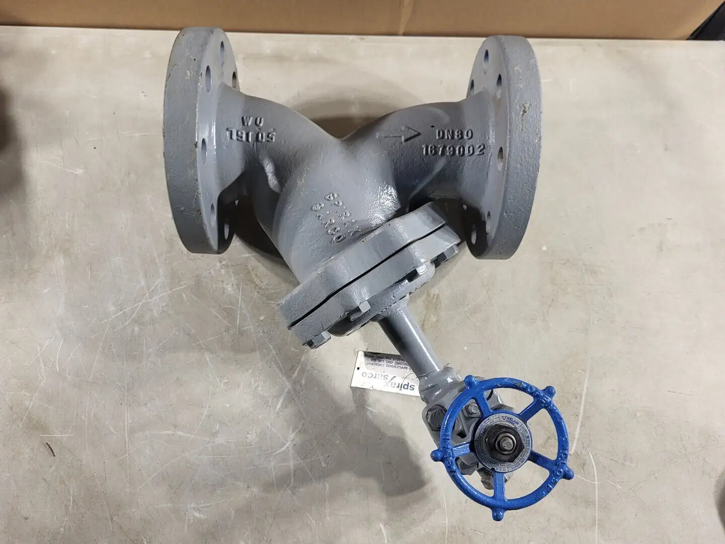 3" Class 300 Check Valve w/ Velan 3/4" Class 800 Gate Valve C-2054B-02TY