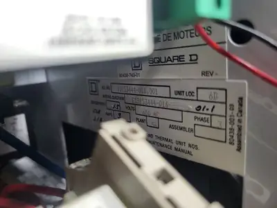 USED SQUARE D MODEL 6