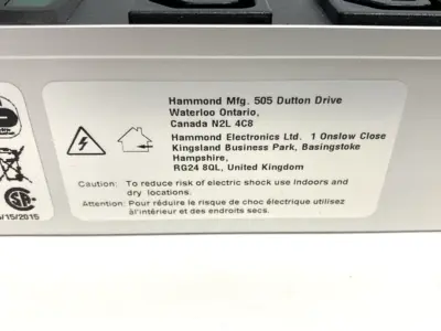 Used Hammond Manufacturing Relocatable Power Tap 230VAC 10A Electrical Fittings Michigan US | Maverick Industrial Sales #1393565