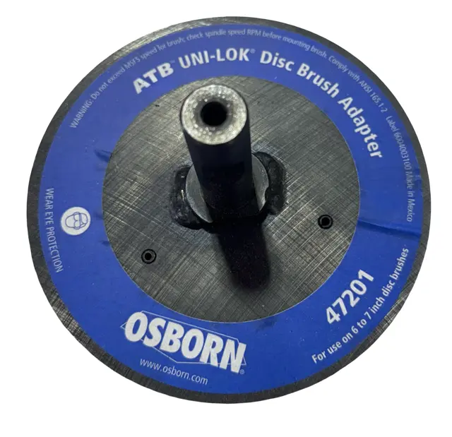 Osborn Uni-Lok Disc Brush Adapter For Use with 6" & 7" Brush Diameter