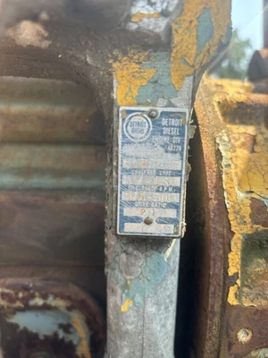 Detroit 6-71 Diesel 200 Hp Engine 6 Cylinder