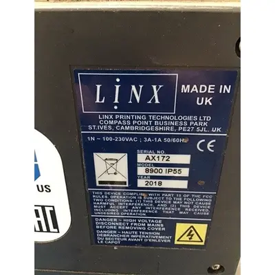 Used Linx _UNKNOWN_ Ink Jet Coders & Printers Pennsylvania US | ISCA #1299474