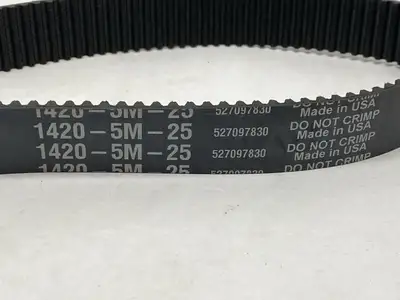 USED CONTINENTAL HAWK TIMING BELT  1420MM LONG 25MM WIDE 284 TEETH