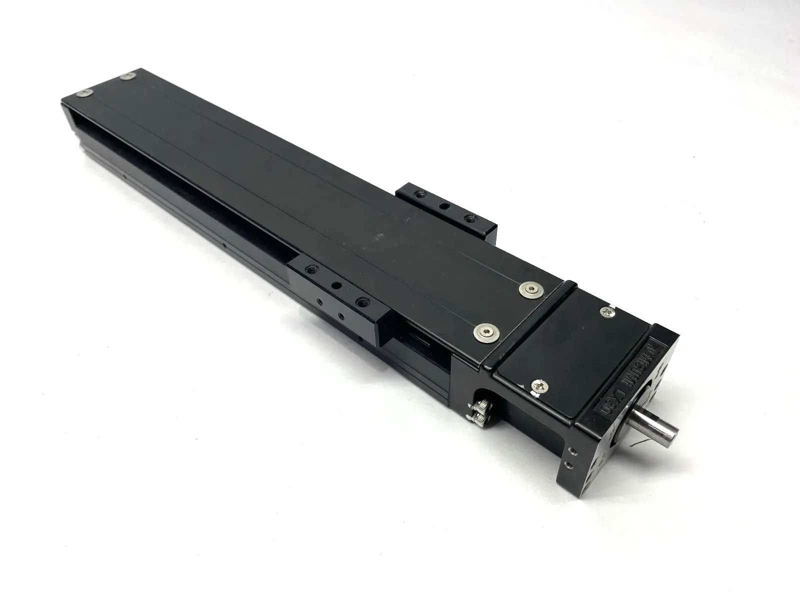 USED MISUMI SINGLE AXIS ACTUATOR W/ COVER 300MM LONG 54MM TABLE LENGTH 80MM W
