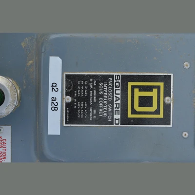 Square D 60 Amp Non Fused Disconnect
