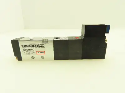 Aro Sierra S5SBMC Pneumatic Air Spool Valve 5/2 5 Port 2 Pos 1/16" NPT 120VAC