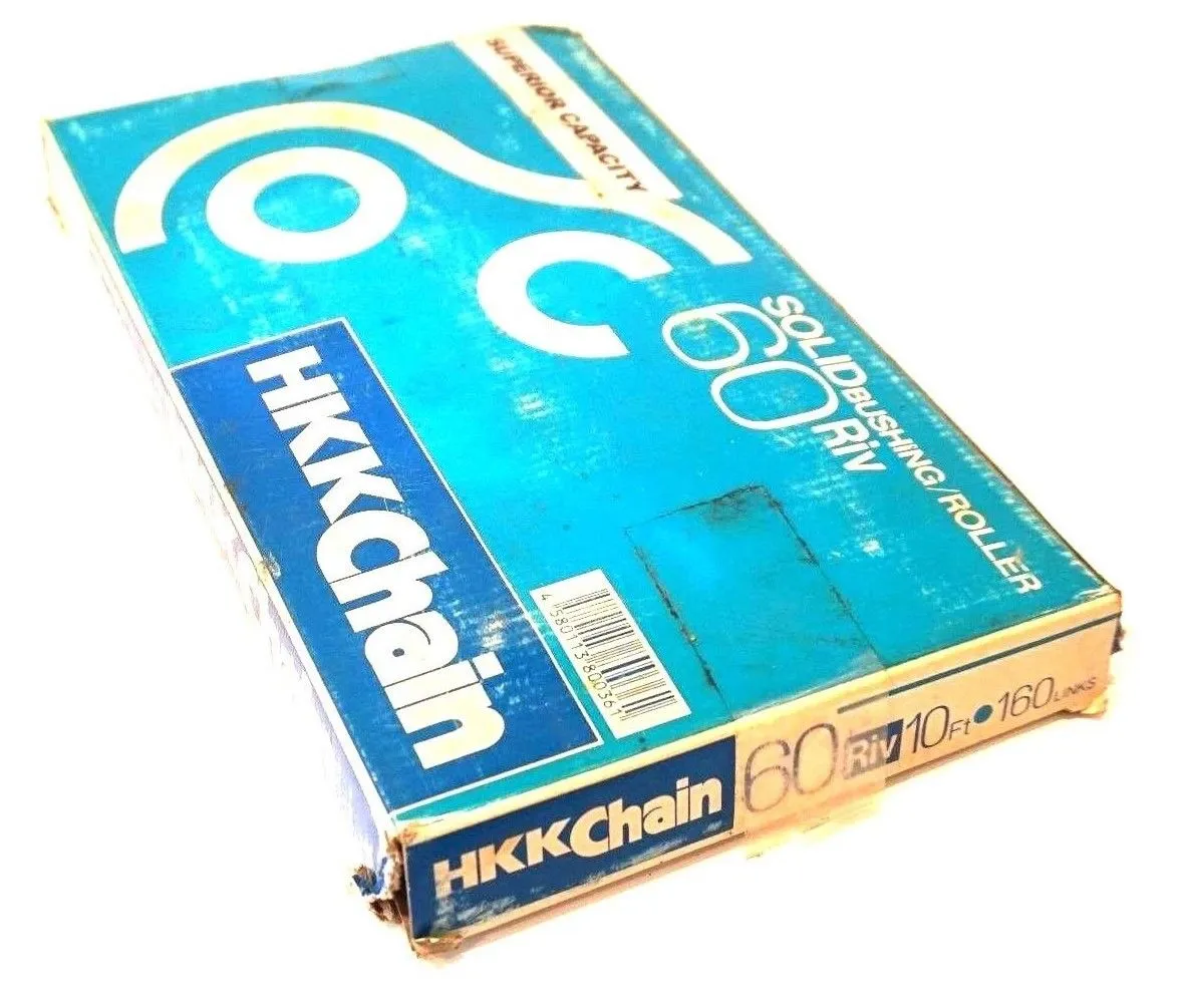 NEW HKK 60RIV CHAIN 10FT. 160 LINK