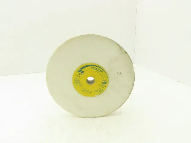 Norton C6393120144001 White Grinding Wheel 8x1x3/4" 3600 RPM 38A60-K5VBE