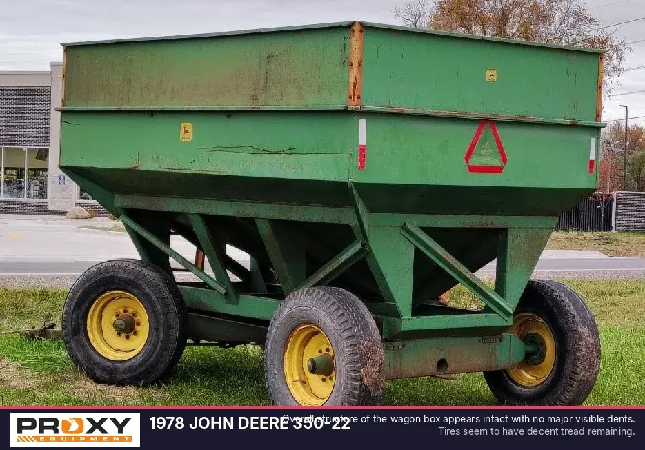 Used 1978 JOHN DEERE 350-22 Gravity Wagons Louisiana US | Proxy Equipment #1385302