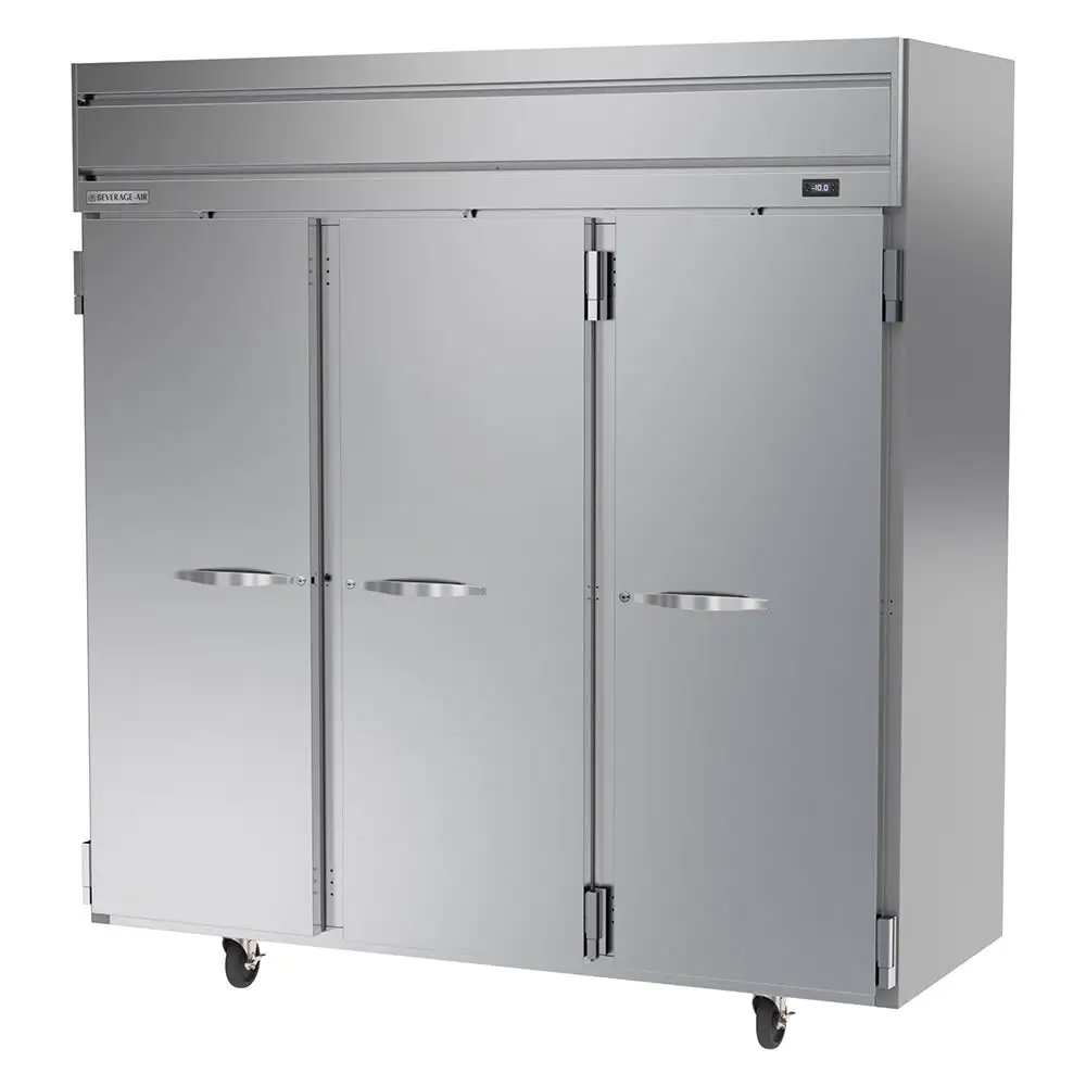 Beverage-Air HFS3HC-1S 78" Horizon Series Three Section Reach In Freezer, (3) Left/right Hinge Solid Doors, 115v
