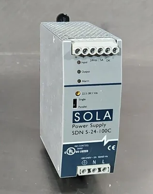 Used SOLA SDN 5-24-100C DIN Rail Power Supplies South Carolina US | Palmetto Automation #1162101