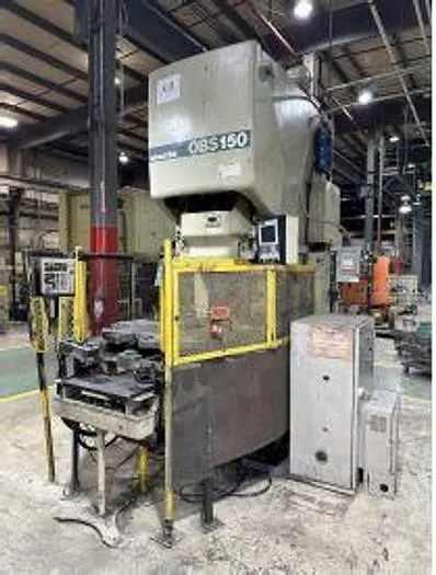 Used 1997 KOMATSU OBS 150-5 Gap Frame (OBS) Presses Michigan US | Midwest Press and Automation #562034