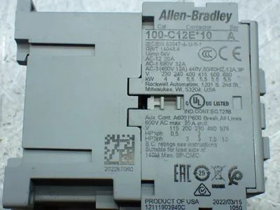 New | in-Stock ALLENBRADLEY 100C30EJ10 PLC Contactors Ohio US | HGR 24 #1070370