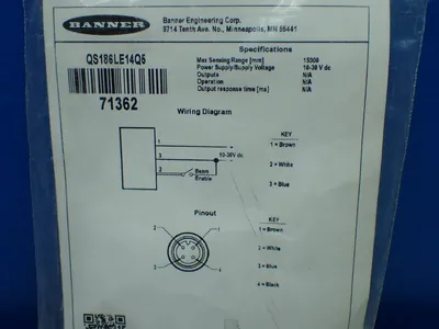 New | in-Stock BANNER QS186LE14Q5 Relays & Switches | HGR 24 #739304