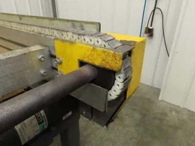 NKE CSB89A-PS-MD-222-1550-36-90W-3 Plastic Chain Conveyor 2-Row 24x66" 220V 3PH