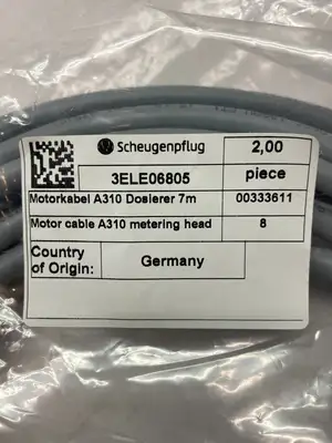 USED SCHEUGENPFLUG MOTOR CABLE METERING HEAD A310 7M LENGTH