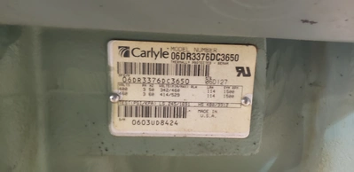 Carlyle Compressor 06DR3376DC3650