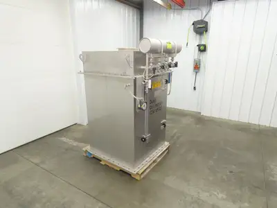 Fuji NMT-16 Fujiclon Dust Collector Baghouse NM 16 Filters Stainless 36x36x63"