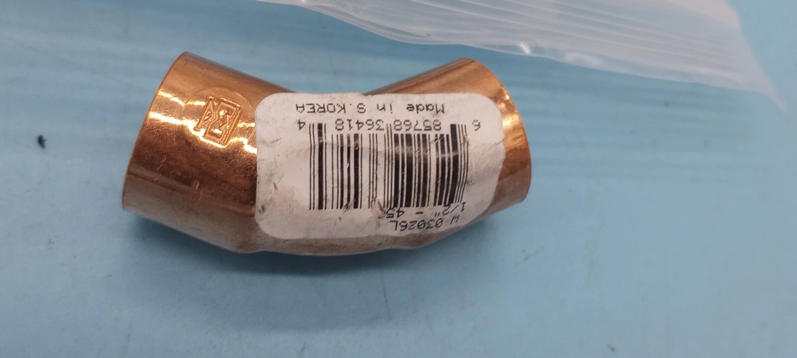 LOT OF 10  NEW Copper 45 Elbows 1/2in Fitting