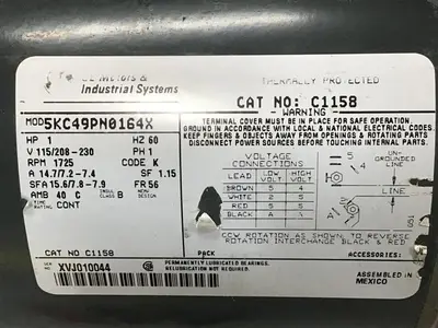 USED GENERAL ELECTRIC 5KC49PN0164X
