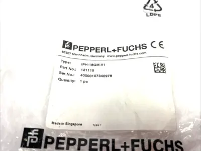 New | in-Stock Pepperl+Fuchs LF RFID read/write device for IDENTControl 121115 Sensors Michigan US | Maverick Industrial Sales #1410817