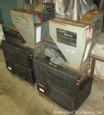 (2) Polymer Systems B.T.P. Granulators, Item # 1707